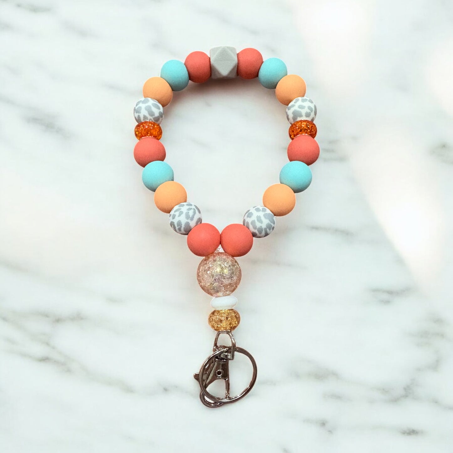 Peachy Teal