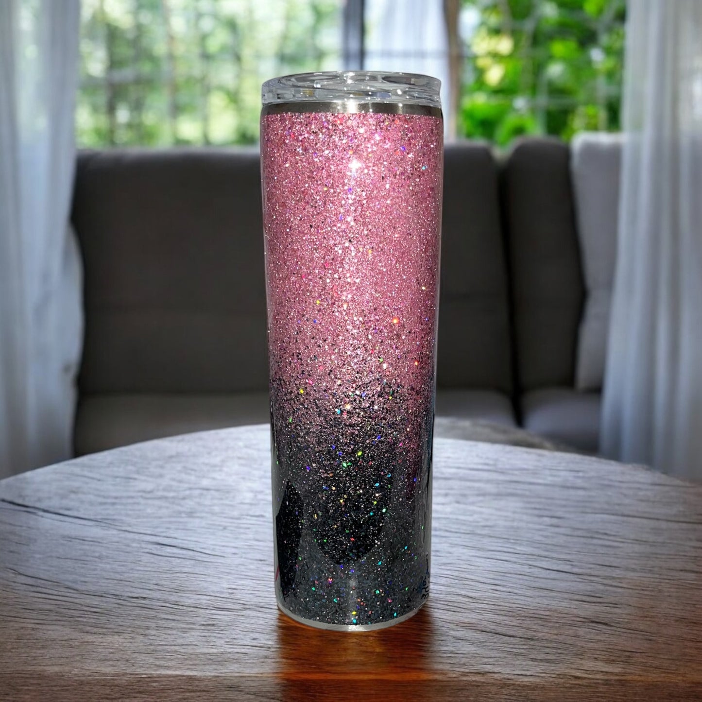 Pink & Black Ombre