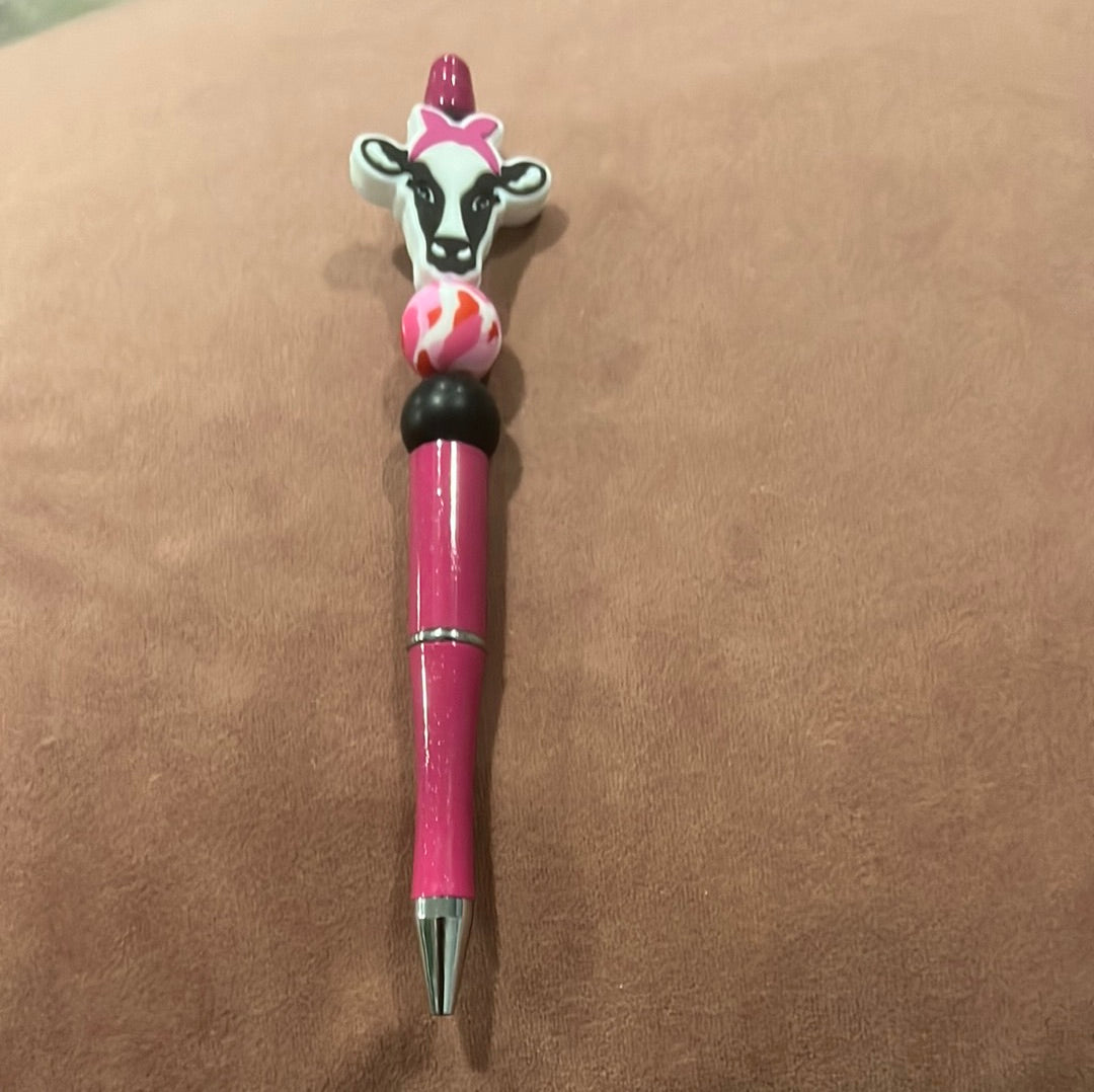 Pink Bow Cow