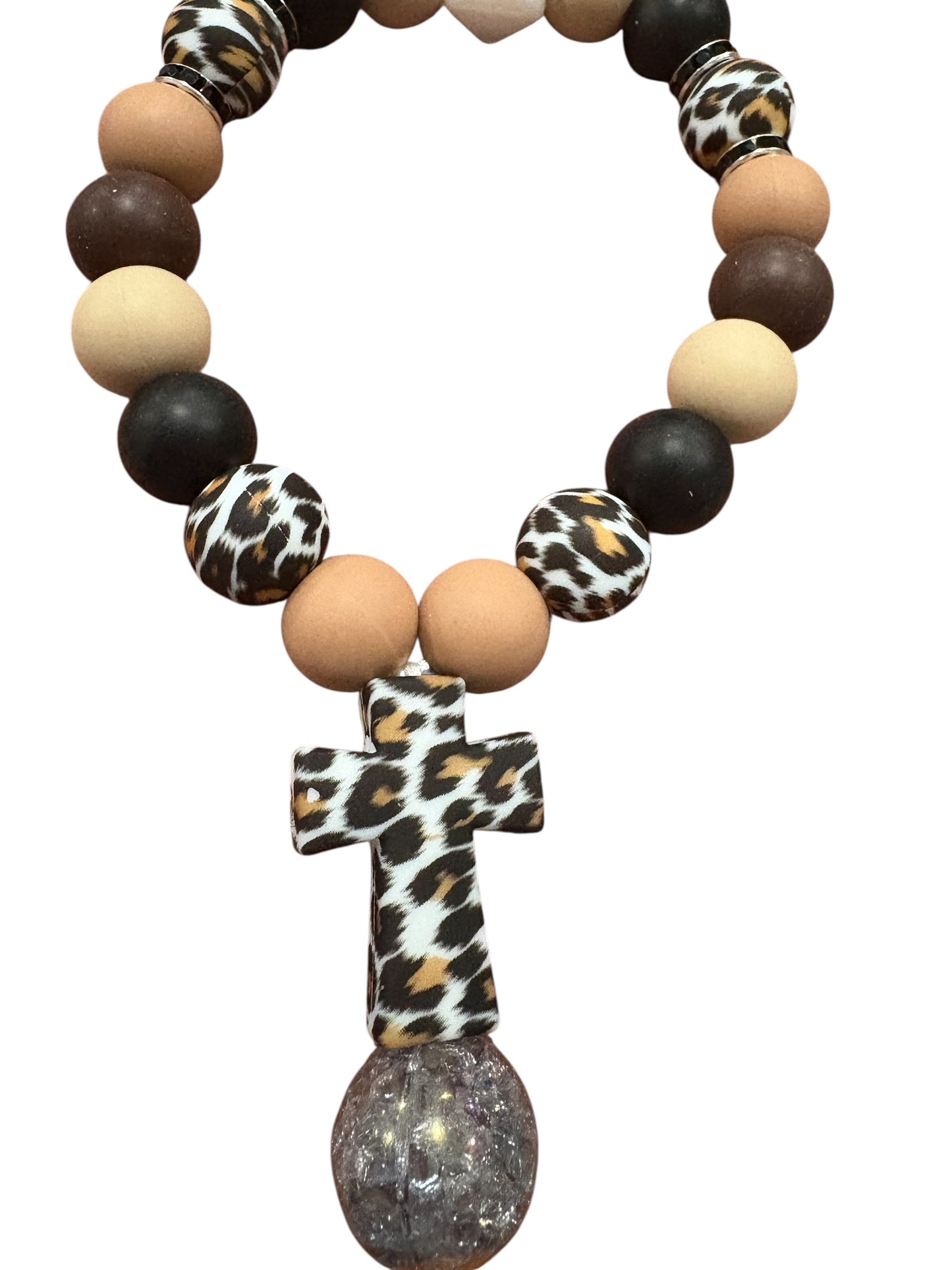 Leopard Print Cross