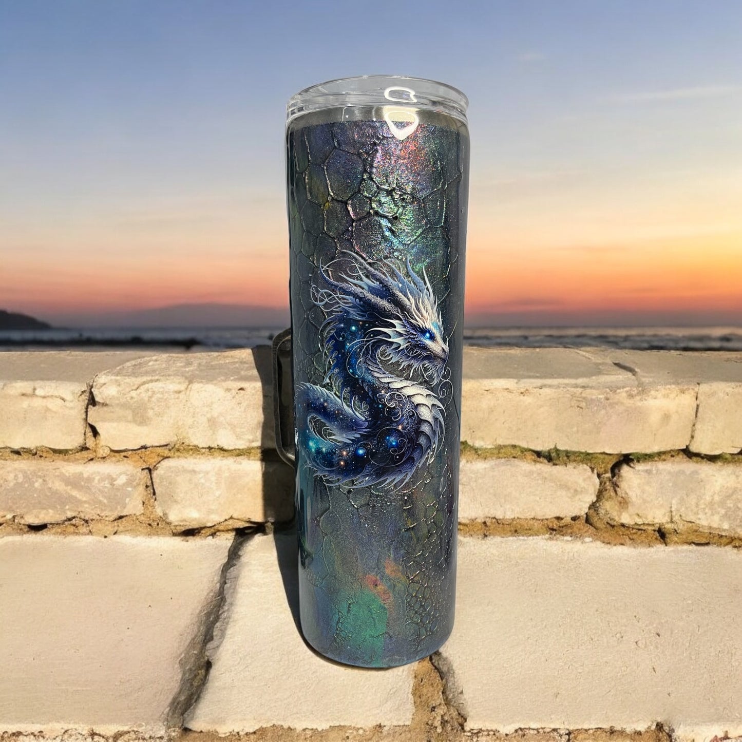 Color shift Dragon scale W/Handle