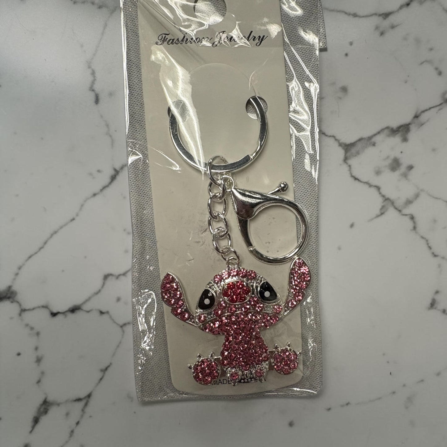 Stitch gem keychains