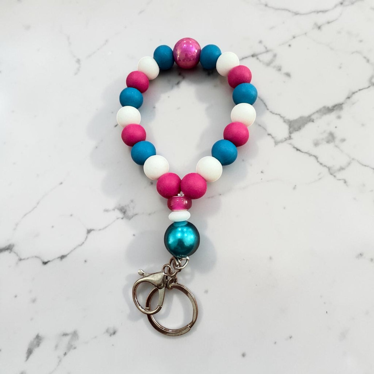 Teal & Dark Pink