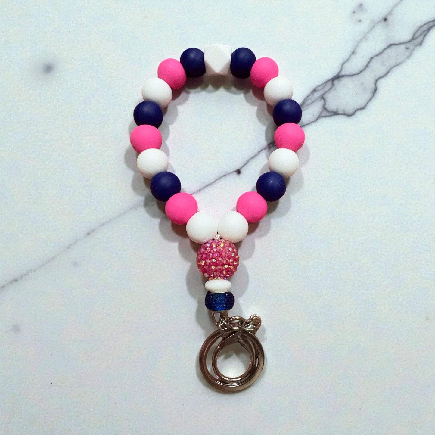 Dark Pink & Blue