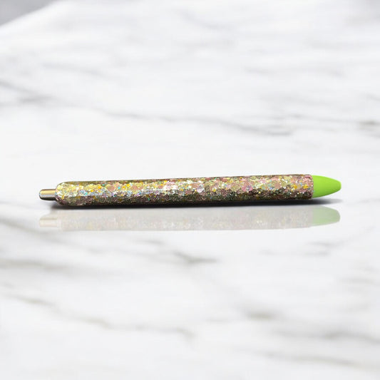 Chunky Green & Pink pastels