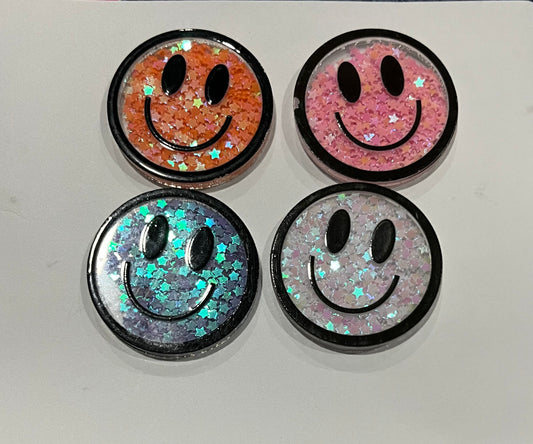 Glitter shaker smile- random color