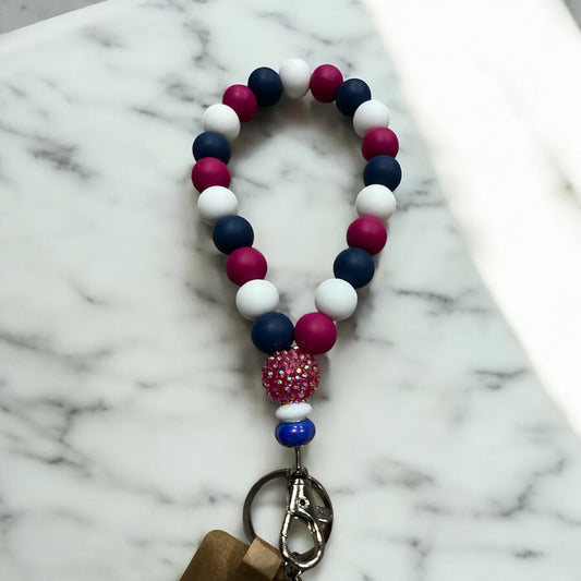Dark Pink & Blue