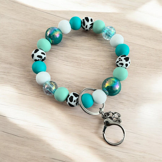 Turquoise Cow Sparkle