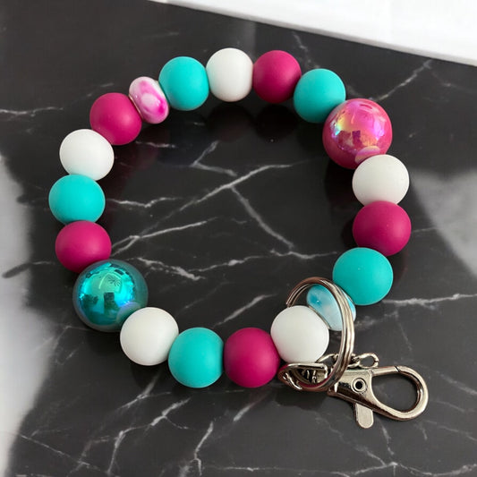 Teal & Dark Pink